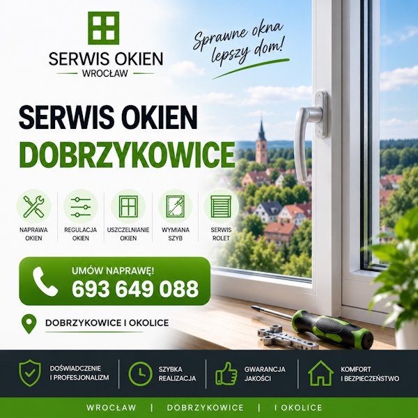 serwis okien Dobrzykowice